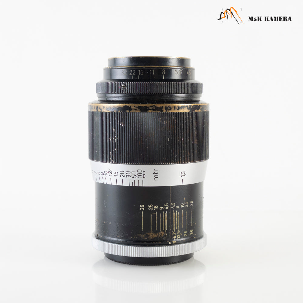 LEITZ Leica Hektor L39 135mm/F4.5 A36 short focusing Black Paint