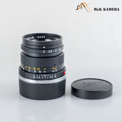 Leica Summicron M 50mm/F2.0 Ver.III V3/ High Leg Lens Yr.1970 Germany #23897