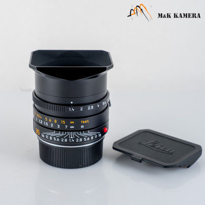 Leica Summilux-M 35mm/F1.4 ASPH/ FLE Black Lens Germany 11663 #88735