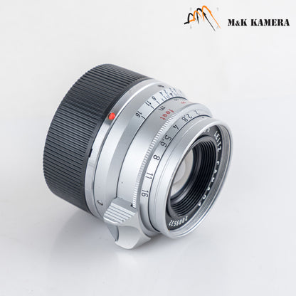 LEITZ Leica Summicron-M 35mm/F2.0 Ver.I 8 Elements Lens Yr.1963 Canada #12137