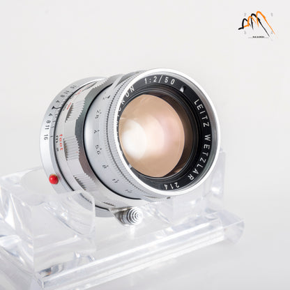 LEITZ Leica Summicron M 50mm/F2.0 Rigid V2 Ver.II Lens Yr.1965 Germany #88362