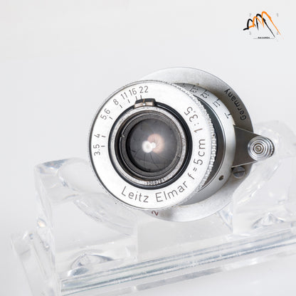 LEITZ Leica Elmar L39 50mm/F3.5 Lens Yr.1953 LTM Germany #11406
