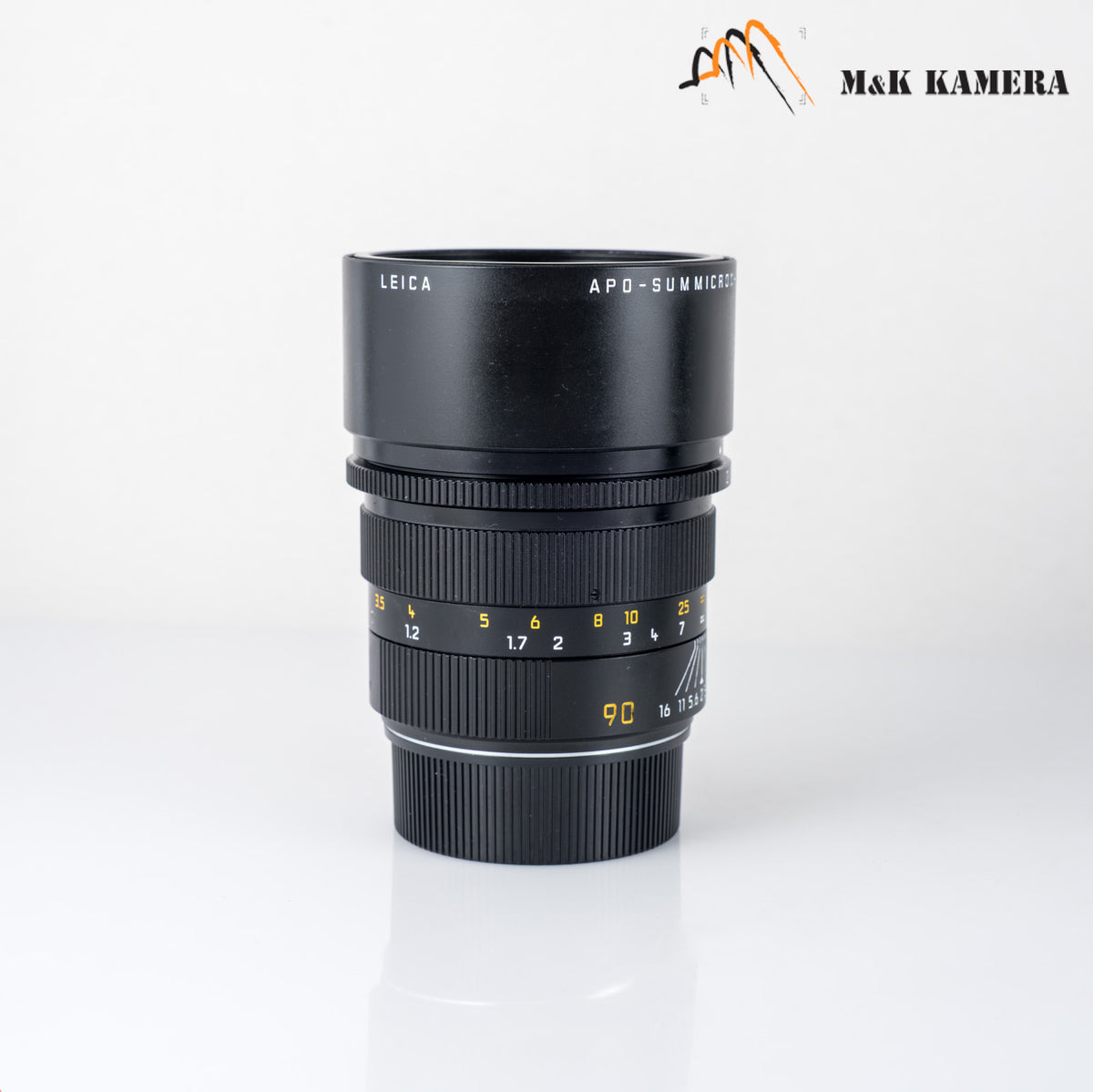 Leica APO-Summicron-M 90mm/F2.0 ASPH 11884 Black Lens Yr.1999 Germany 11884 #88763