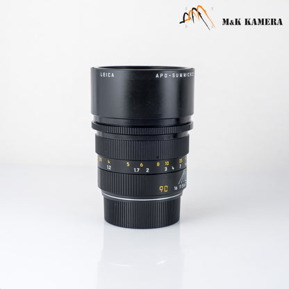 Leica APO-Summicron-M 90mm/F2.0 ASPH 11884 Black Lens Yr.1999 Germany 11884 #88763