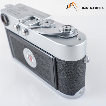 Leica M2 Round Button Rewind Silver Film Rangefinder Camera #24015