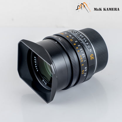 Leica Summilux-M 35mm/F1.4 ASPH/ FLE Black Lens Germany 11663 #88735