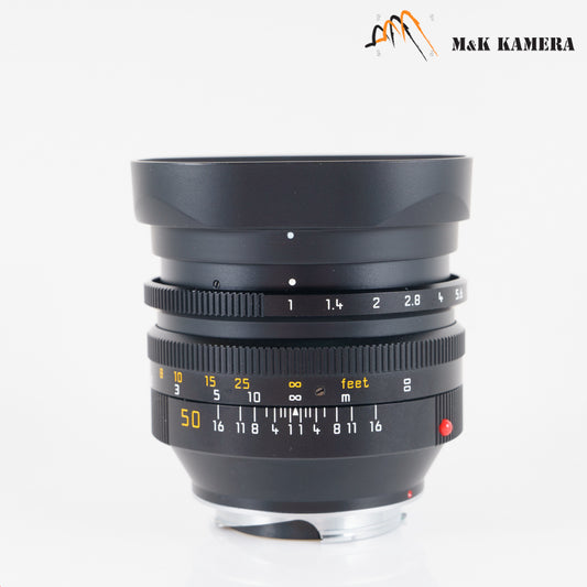 Leica Noctilux-M 50mm/F1.0 E60 V4 Ver.IV Lens Yr.1996 Canada 11822 #10408