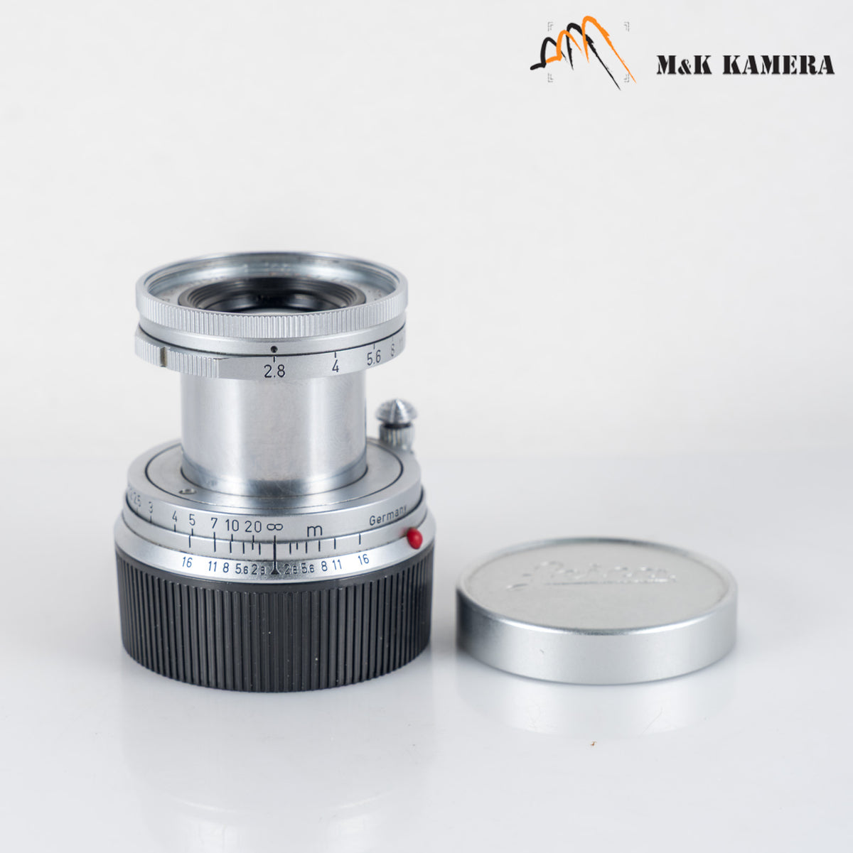 LEITZ Leica Elmar M 50mm/F2.8 Ver.I Silver Lens Yr.1958 Germany #11474