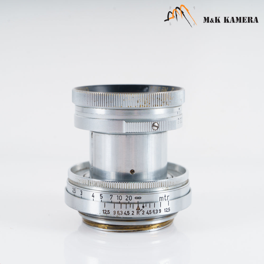 LEITZ Leica Summitar L39 50mm/F2.0 Silver Lens Yr.1940 LTM Germany #23126