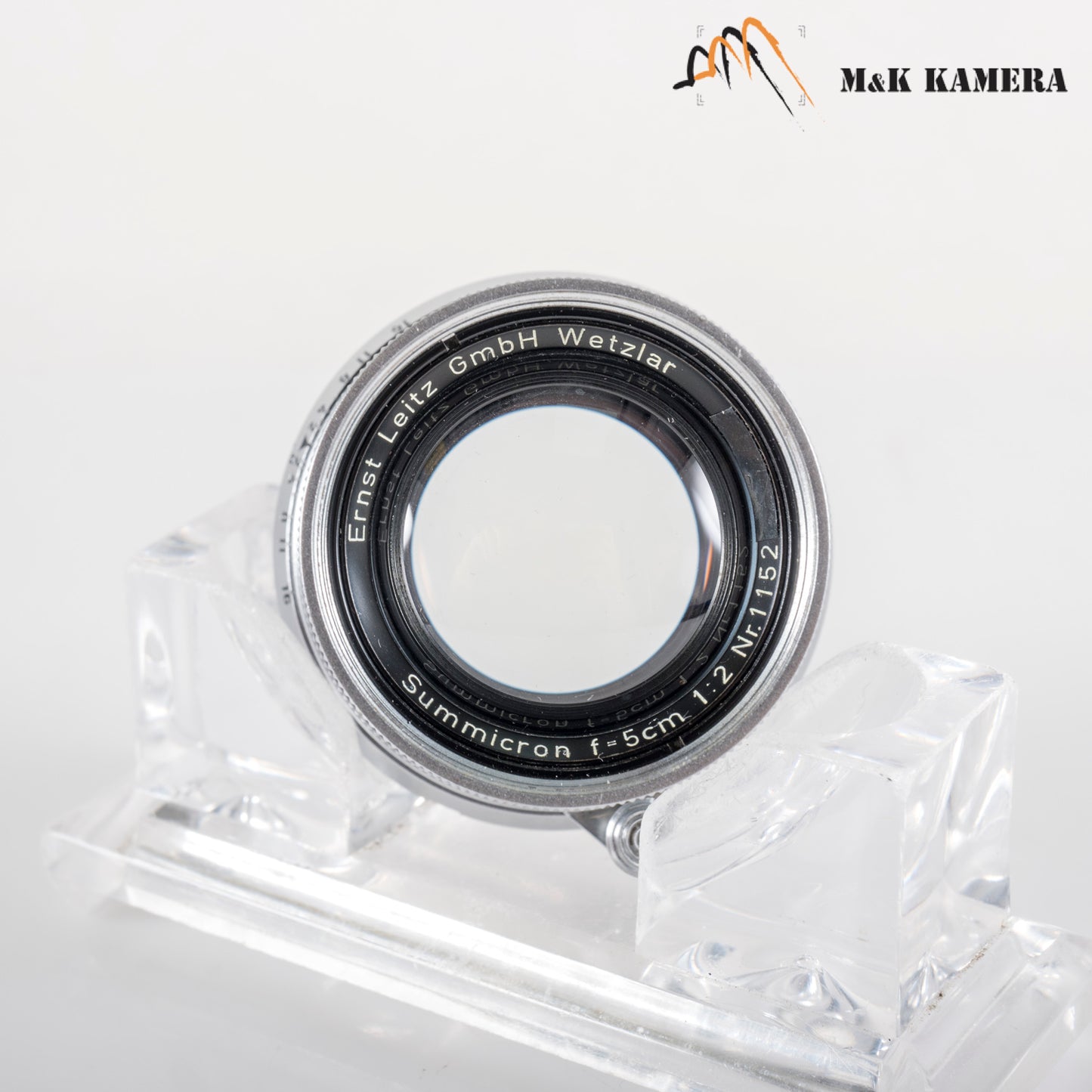 LEITZ Leica Summicron M 50mm/F2.0 Ver.I Lens Yr.1954 Germany #11997