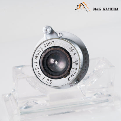 LEITZ Leica Elmar L39 50mm/F3.5 Lens Yr.1956 LTM Germany #10521