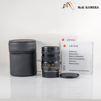 Leica Tri-Elmar-M 28-35-50mm/F4.0 E49 ASPH boxed 11625 #12036