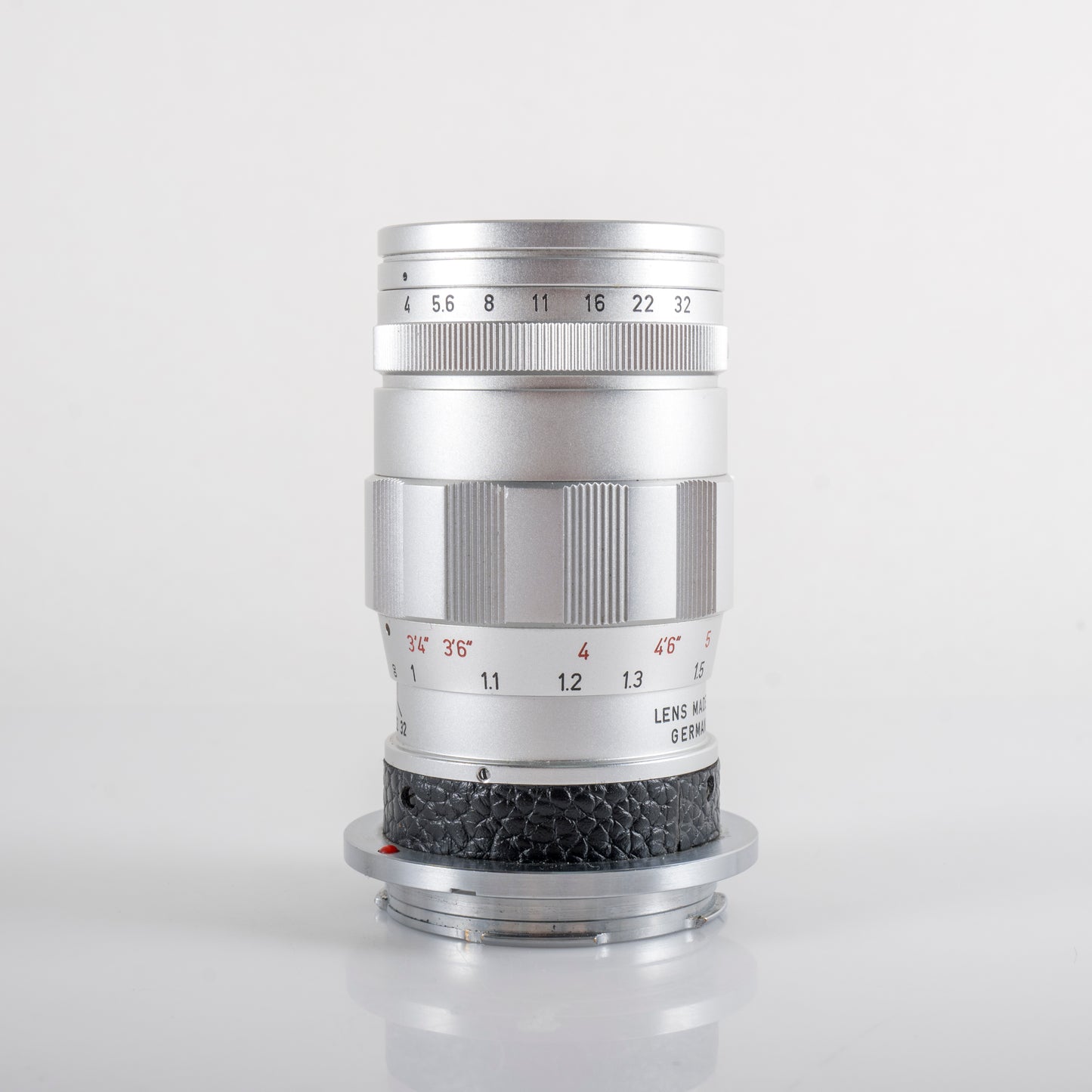 LEITZ Leica Elmar M 90mm/F4.0 Silver Lens Yr.1965 Germany #23857