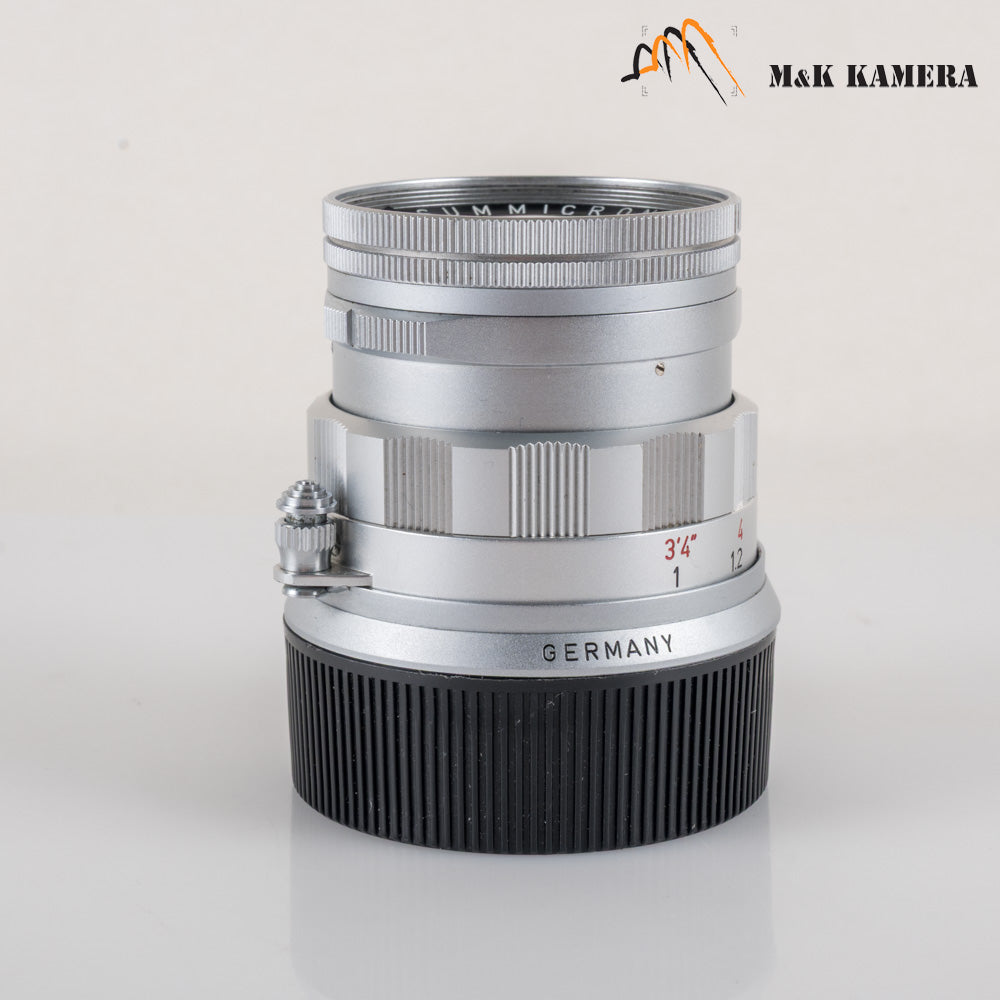 LEITZ Leica Summicron M 50mm/F2.0 Rigid V2 Ver.II Lens Yr.1962 Germany #23551