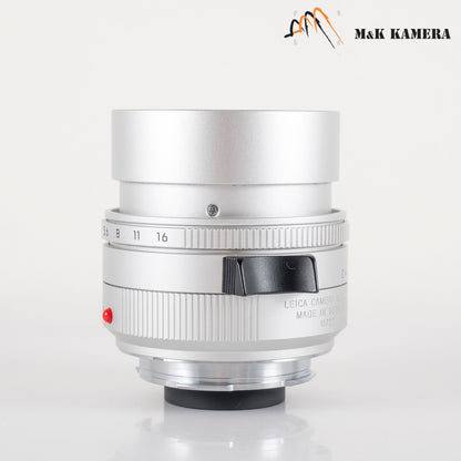 Leica Summilux-M 35mm/F1.4 E46 ASPH/ FLE II Silver Lens Germany 11727 #23906