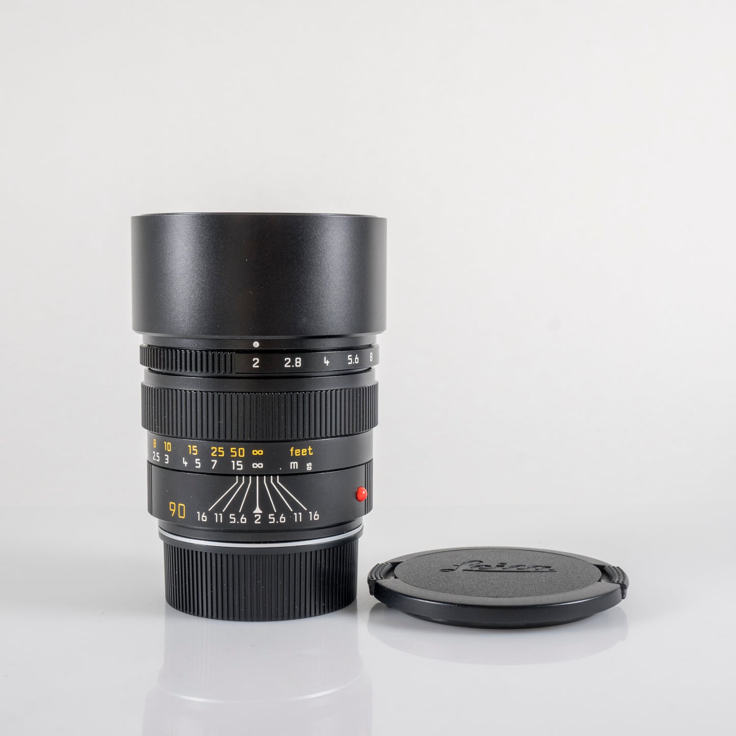 Leica Summicron-M 90mm/F2.0 E55 Pre-Asph/ Ver.II Black Lens Yr.1991 Canada 11136 #23817