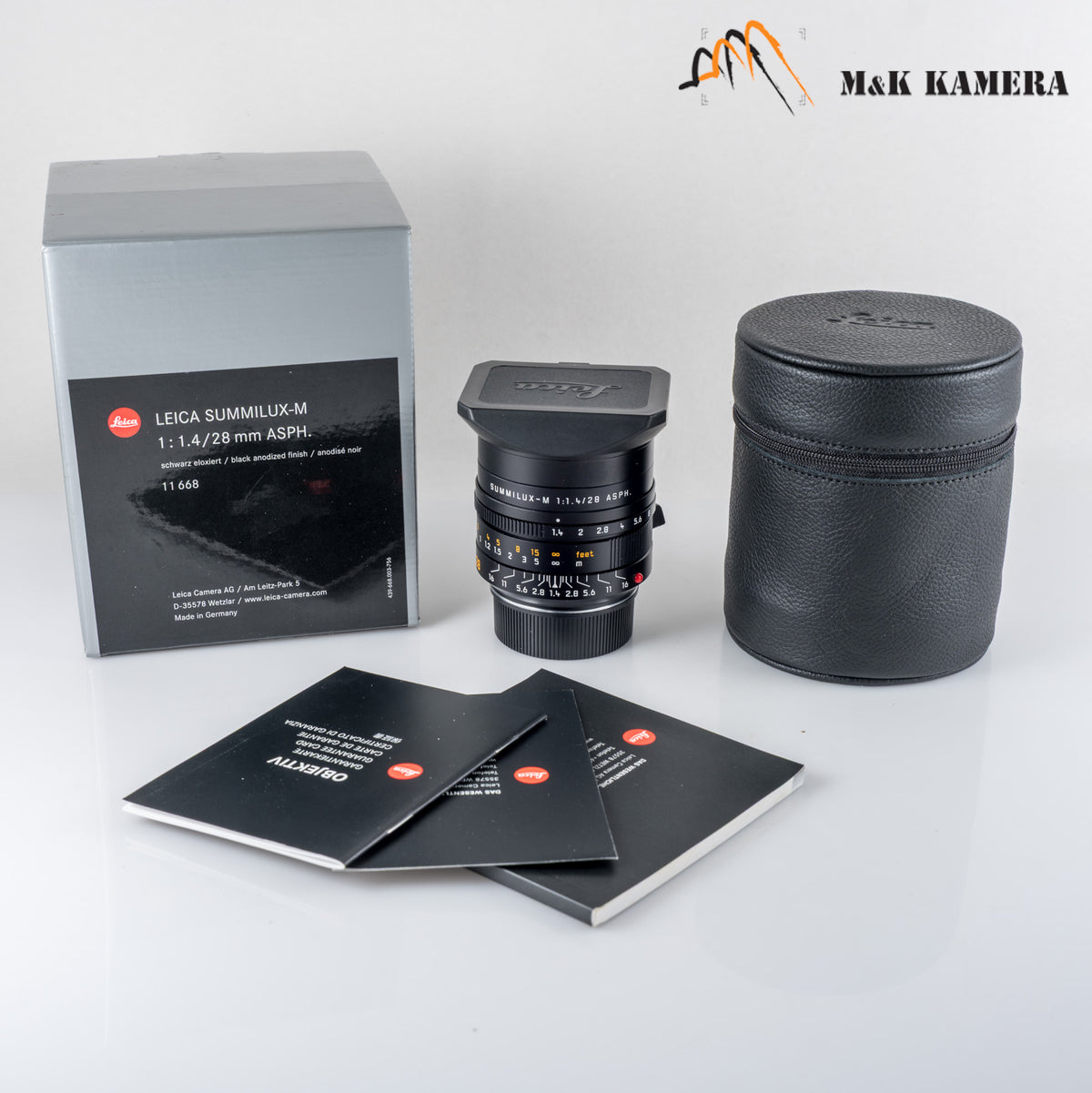 Leica Summilux-M 28mm/F1.4 ASPH 11668 Black Lens Germany 11668 #12123
