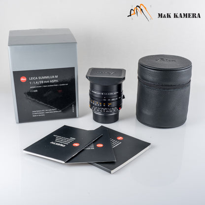 Leica Summilux-M 28mm/F1.4 ASPH 11668 Black Lens Germany 11668 #12123