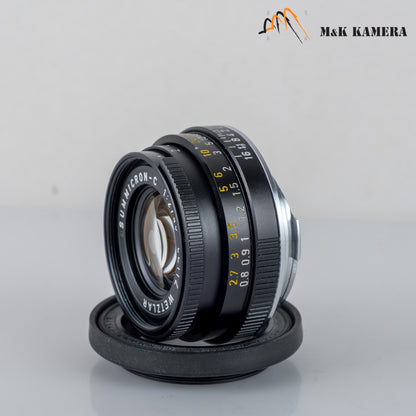 LEITZ Leica Summicron-C 40mm/F2.0 Serie 5.5 Lens Yr.1973 Germany #23926