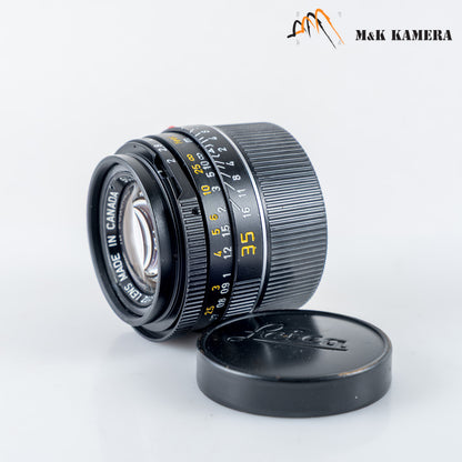 Leica  Summicron-M 35mm/F2.0 Ver.4 7 Elements Black Lens Canada #88746