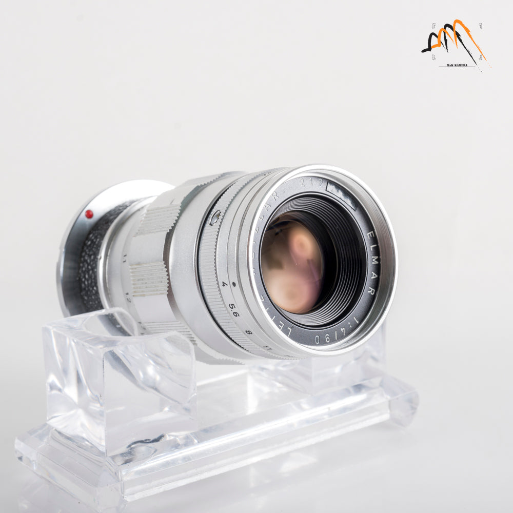 LEITZ Leica Elmar M 90mm/F4.0 E39 Ver.II V2/ 3 Elements Silver Lens Yr.1965 Germany 11830 #23668
