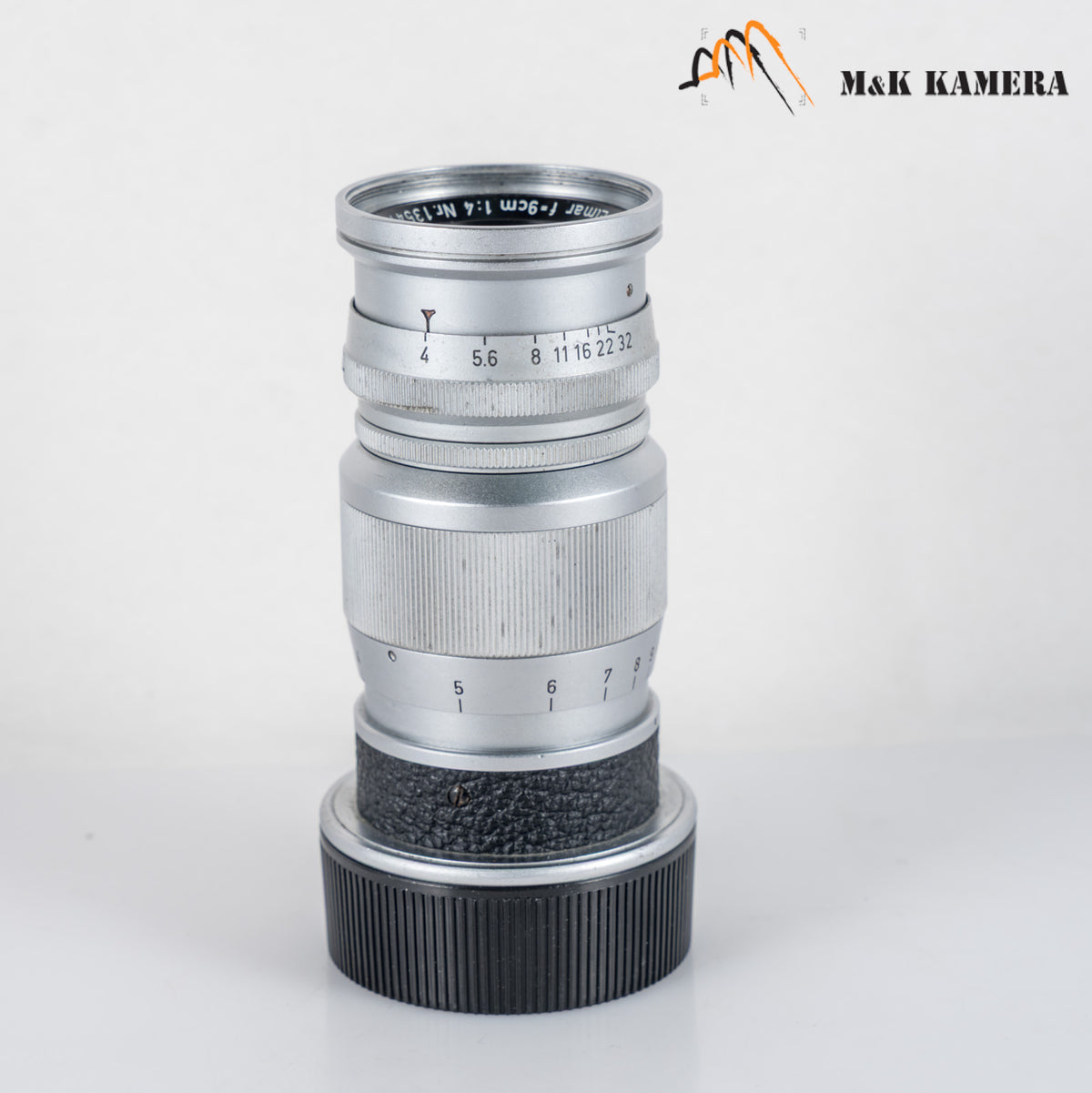 LEITZ Leica Elmar M 90mm/F4.0 Silver Lens Yr.1956 Germany #24048