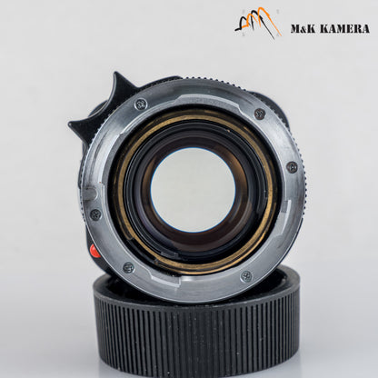 LEITZ Leica Summicron-M 35mm/F2.0 Ver.4 7 Elements Black Lens Yr.1985 Canada 11310 #23980