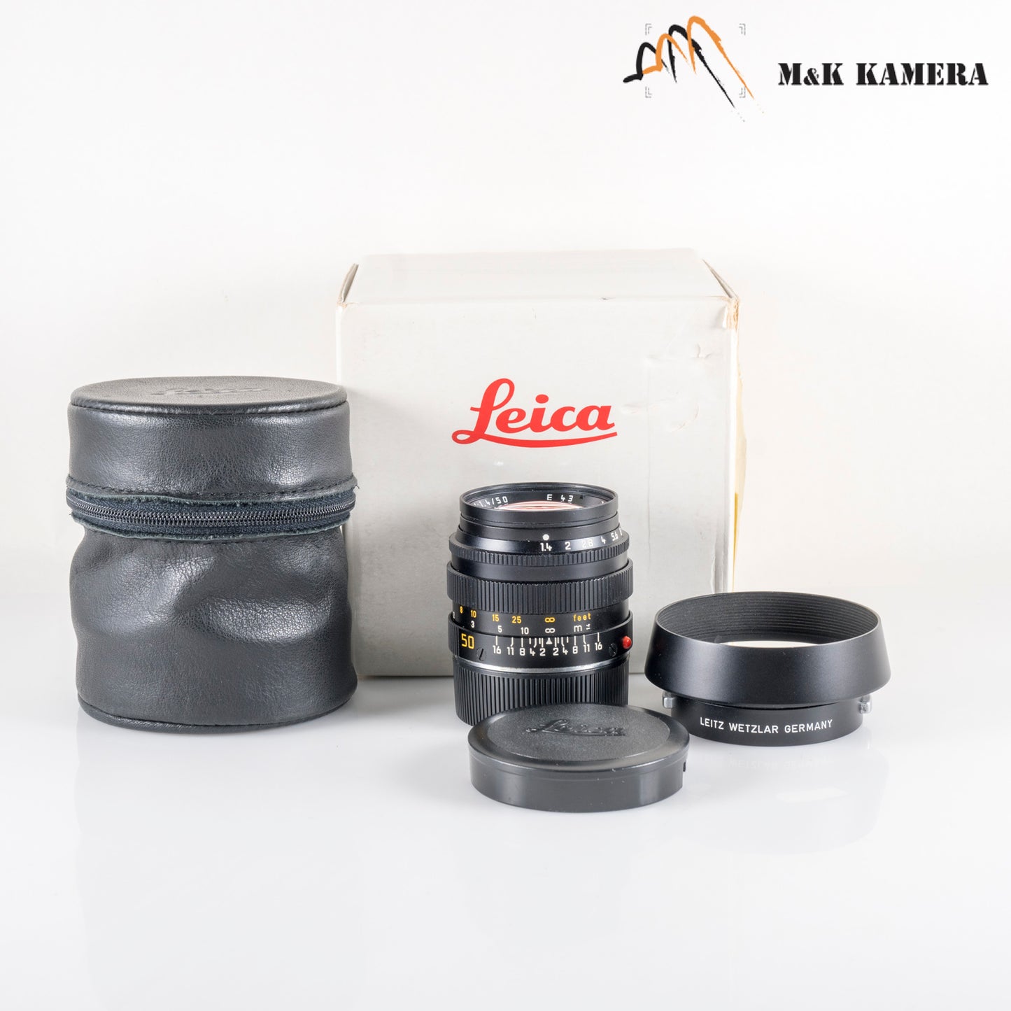 Leica Summilux M 50mm/F1.4 E43 Ver.II V2 Black Lens Yr.1989 Germany 11113 #23911