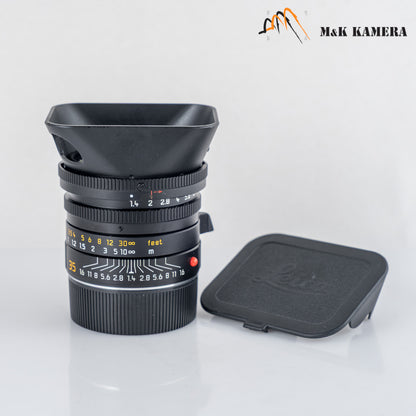 Leica Summilux-M 35mm/F1.4 ASPH 11874 Black Lens Yr.1995 Germany 11874 #24039