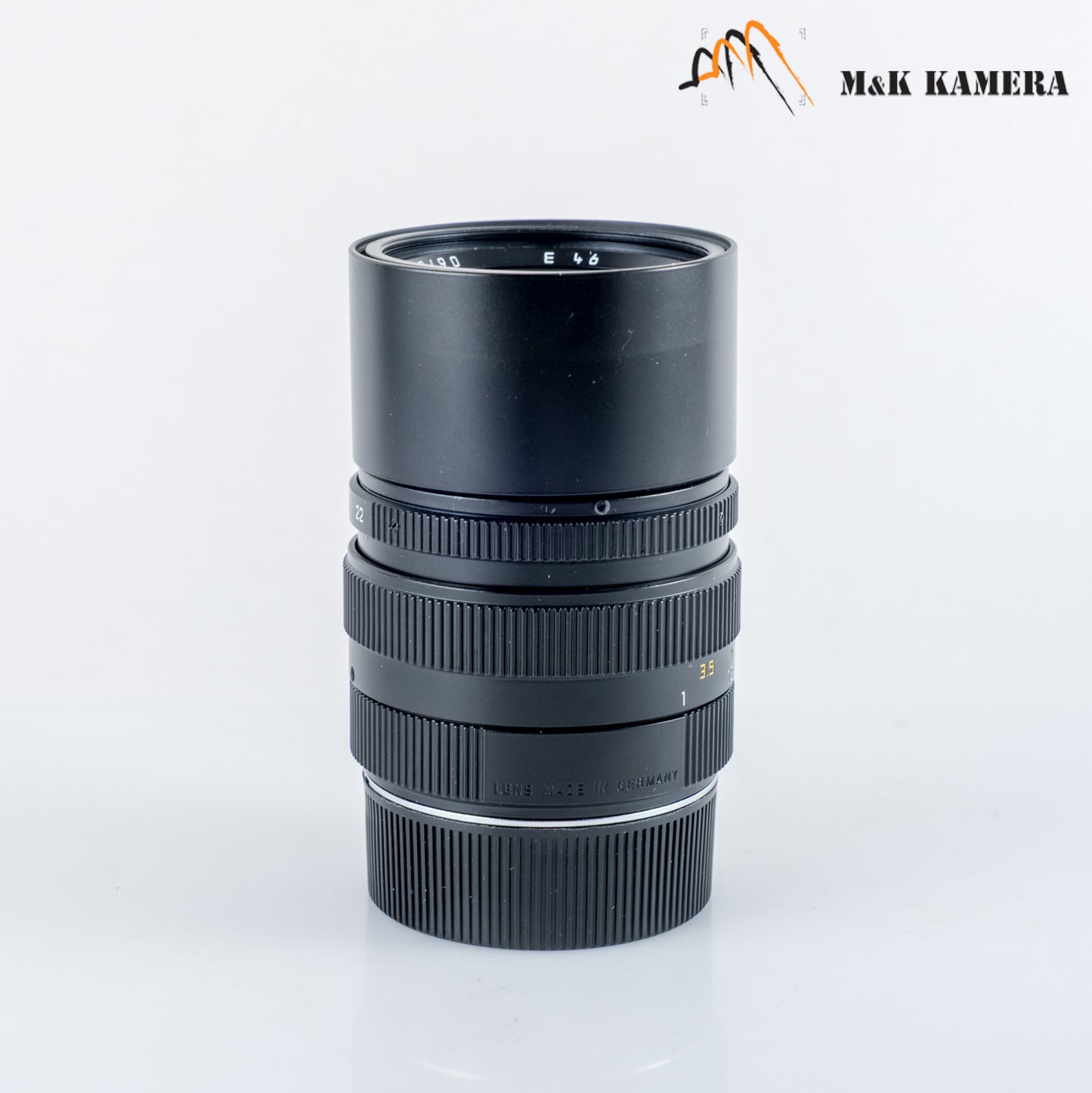 Leica  Elmarit-M 90mm/F2.8 E46 Ver.II V2 Black Lens Germany #12087