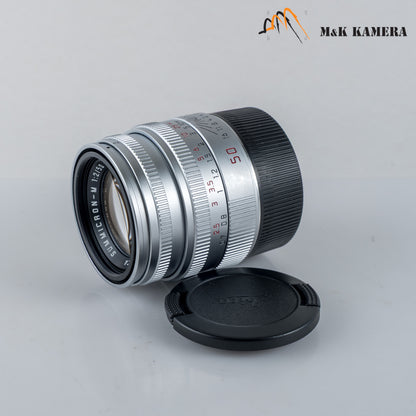Leica Summicron-M 50mm/F2.0 V Silver Boxed 11816 #12075