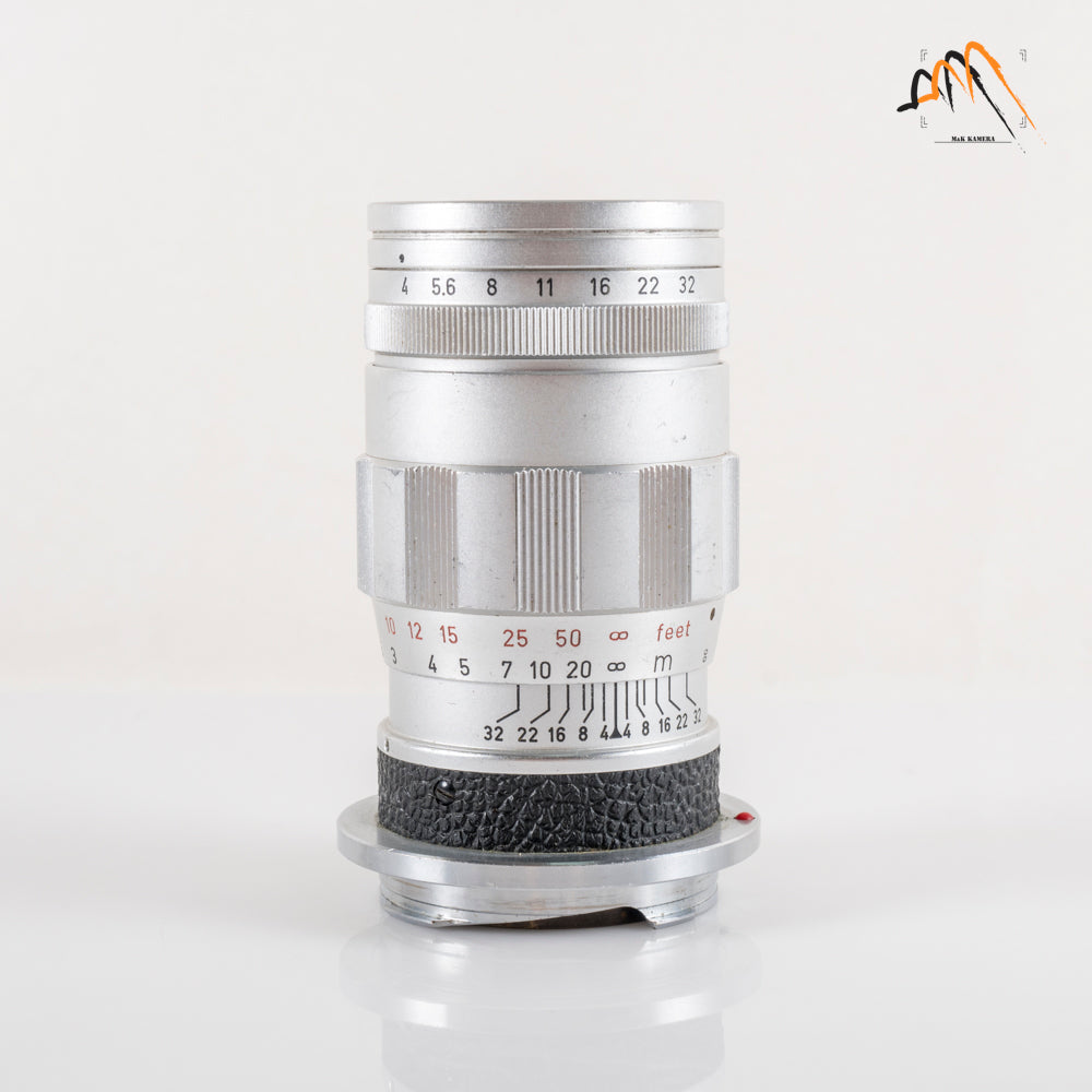LEITZ Leica Elmar M 90mm/F4.0 E39 Ver.II V2/ 3 Elements Silver Lens Yr.1965 Germany 11830 #11546
