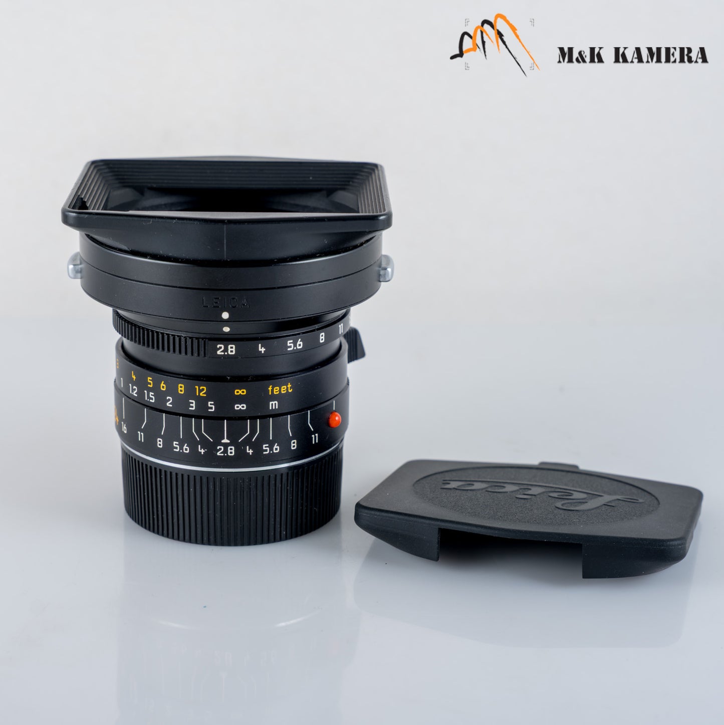 Leica Elmarit-M 24mm/F2.8 ASPH Black Lens Yr.1996 Germany 11878 #88739