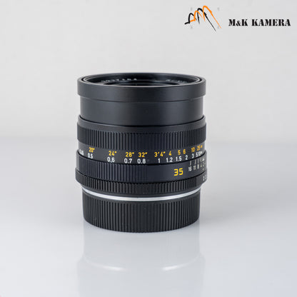 Leica Summicron-R 35mm/F2.0 E55 Ver.II V.2 Black boxed #12134