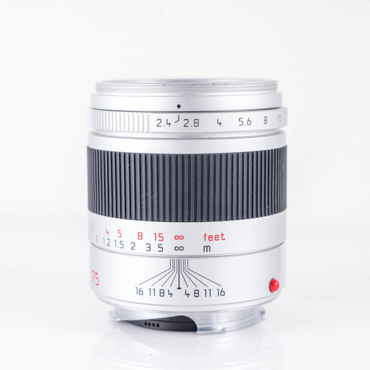 Leica Summarit-M 75mm/F2.4 Silver Lens Germany 11683 #11071