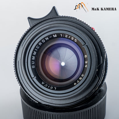 Leica Summicron-M 35mm/F2.0 Ver.4 7 Elements Black Lens Yr.1991 Germany 11310 #23951