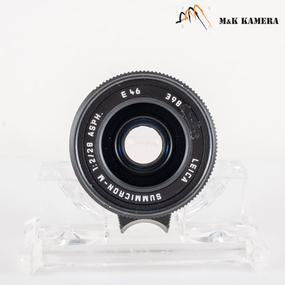 Leica Summicron-M 28mm/F2.0 ASPH Black Lens Yr.2003 Germany 11604 #88734
