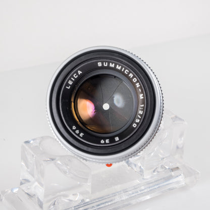 Leica Summicron-M 50mm/F2.0 V Silver boxed 11816 #23830