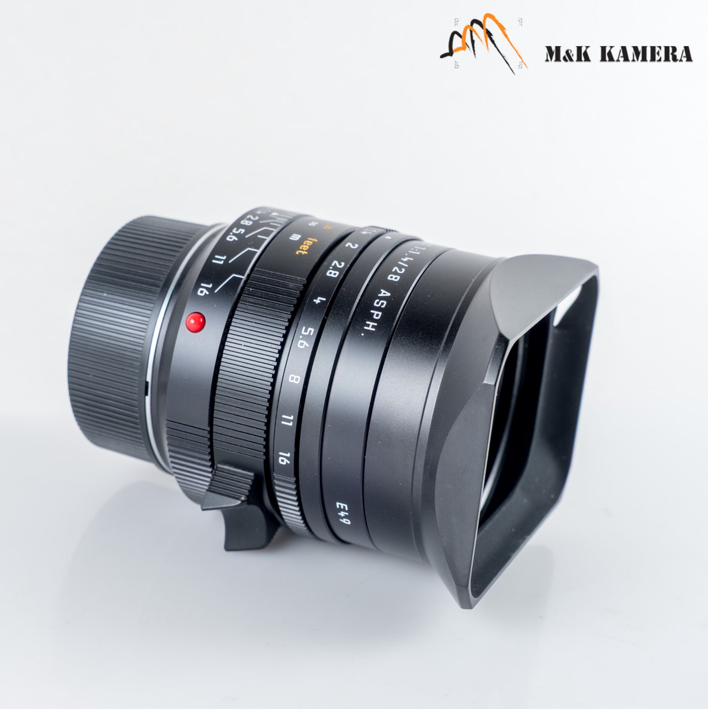 Leica Summilux-M 28mm/F1.4 ASPH 11668 Black Lens Germany #12090