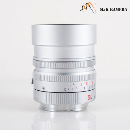Leica Summilux-M 50mm/F1.4 E46 ASPH Silver Lens Germany 11892 #23887