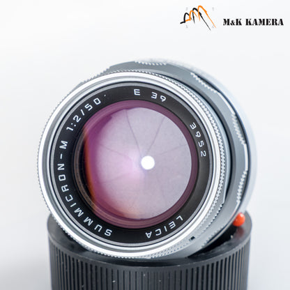 Leica Summicron-M 50mm/F2.0 11615 Rigid 50 Jahre Silver **Rare** 11615 #22690