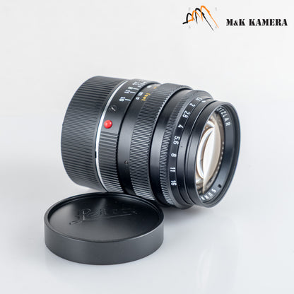 Leica Summilux M 50mm/F1.4 E43 Ver.II V2 Black Lens Yr.1984 Germany 11113 #11528