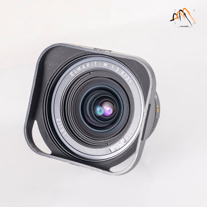 LEITZ Leica Elmarit M 21mm/F2.8 E60 Pre-A Black Lens Yr.1983 Canada #11370