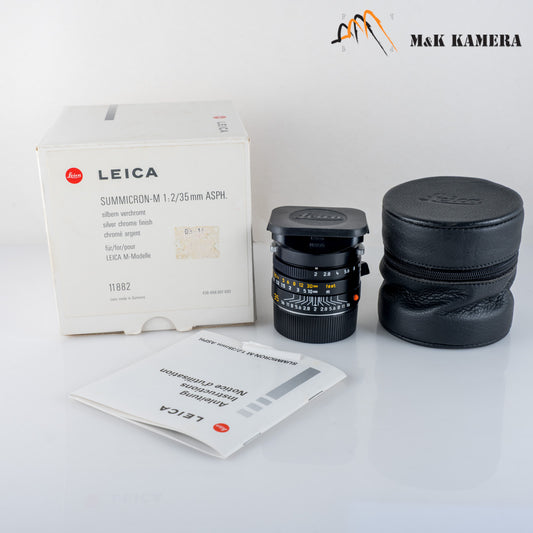 Leica Summicron-M 35mm/F2.0 ASPH/ 11879 Black Lens Yr.2001 Germany 11879 #23945