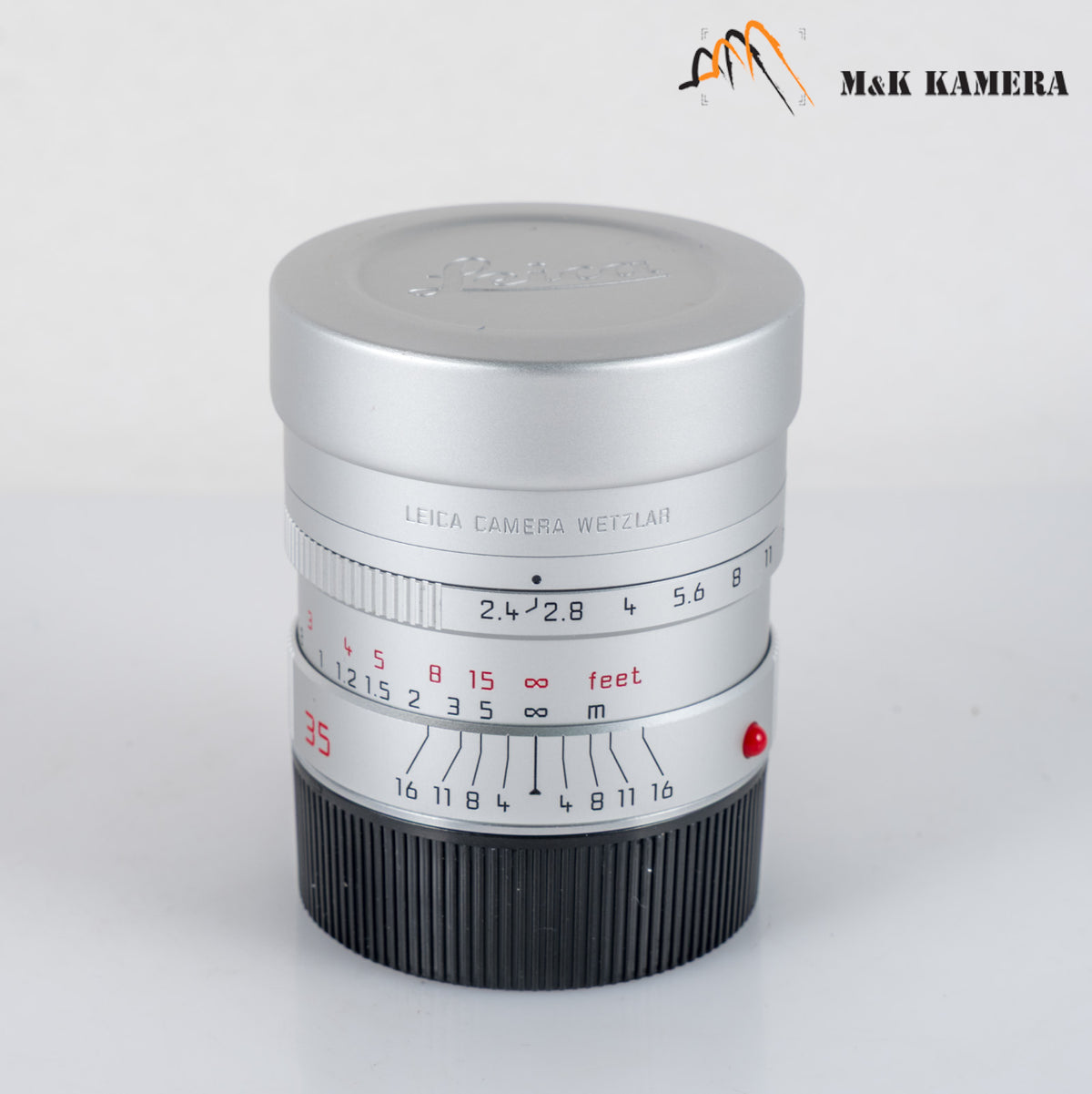 Leica Summarit-M 35mm/F2.4 ASPH Silver Lens Germany 11679 #88976