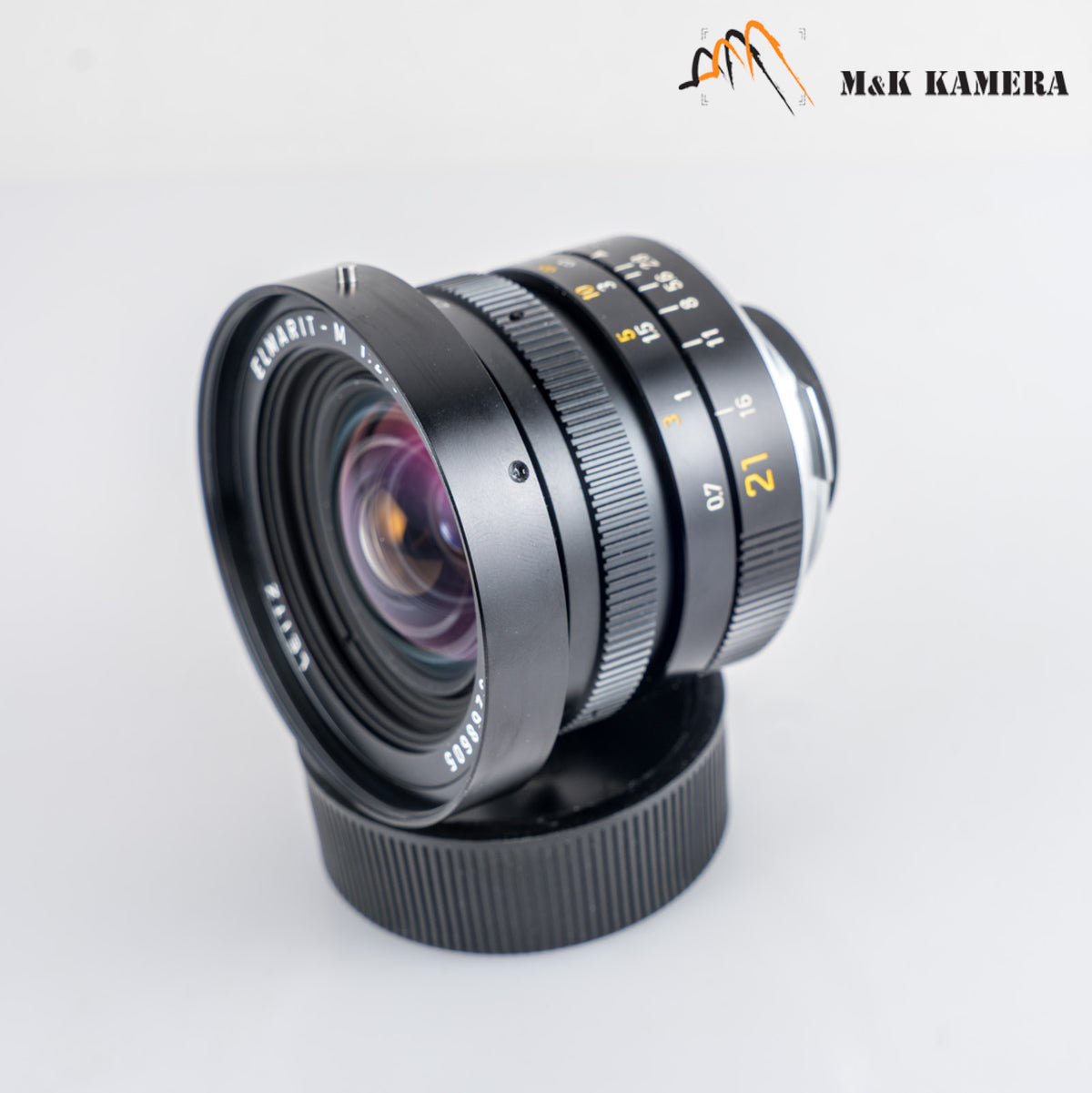 LEITZ Leica Elmarit M 21mm/F2.8 E60 Pre-A Black Lens Yr.1983 Canada #24045