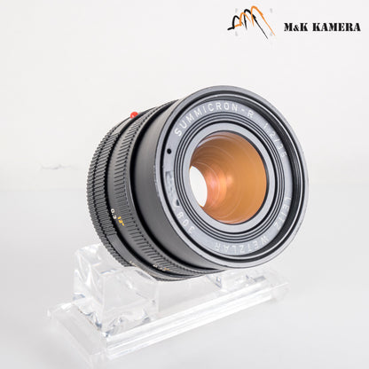 LEITZ Leica Summicron-R 35mm/F2.0 E55 Ver.II V.2 Black Lens Yr.1981 #12029