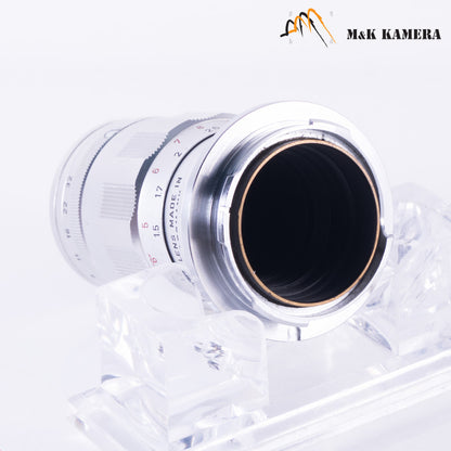 LEITZ Leica Elmar M 90mm/F4.0 E39 Ver.II V2/ 3 Elements Silver Lens Yr.1965 Germany 11830 #21854