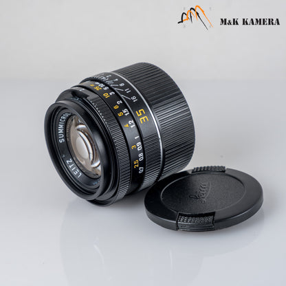 Leica Summicron-M 35mm/F2.0 Ver.4 7 Elements Black Lens Yr.1986 Canada 11310 #88932