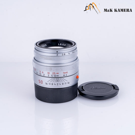 Leica Summicron-M 50mm/F2.0 V Silver Lens Yr.1998 Germany 11816 #22801